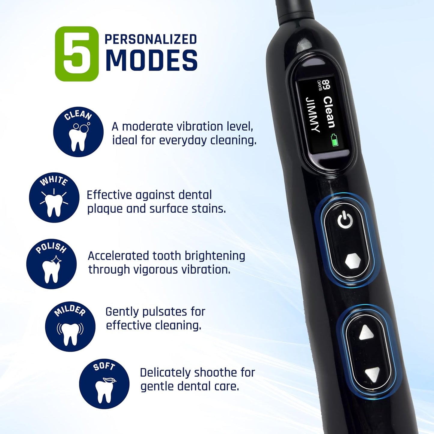 Sonic Personalized Electric Toothbrush - Lasts up to 90 days