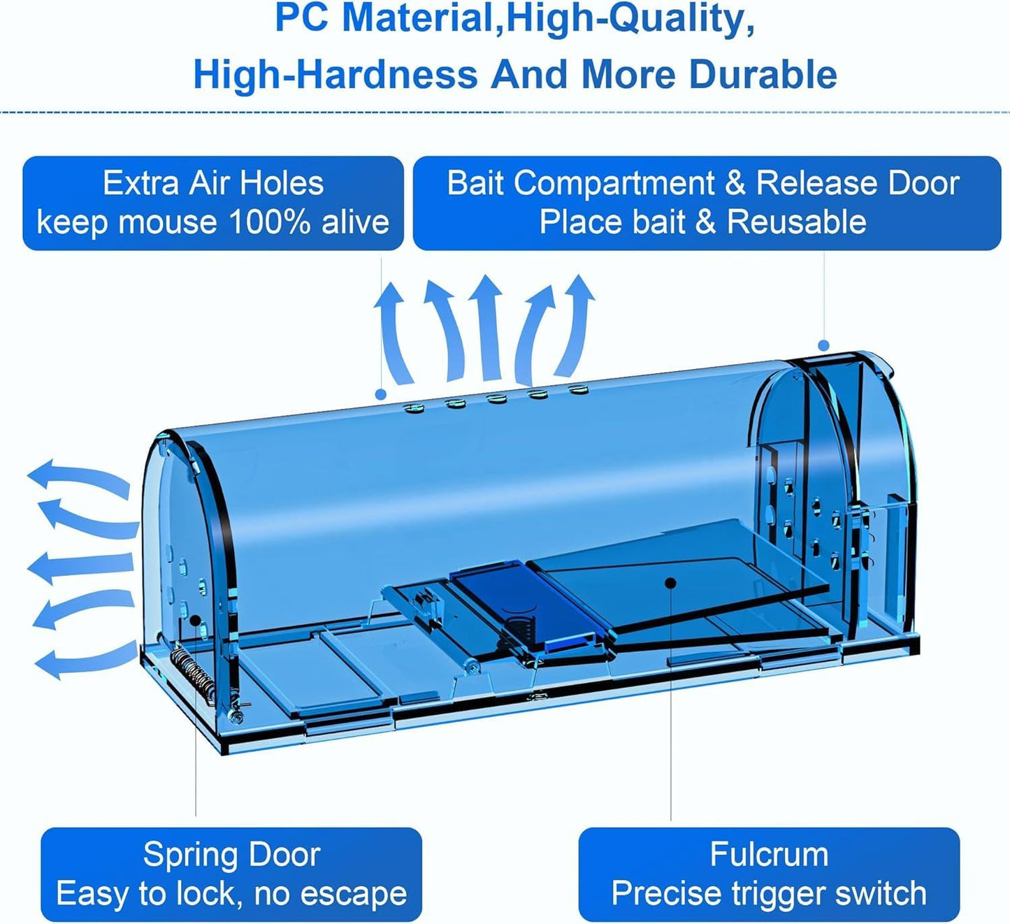 Humane Indoor/Outdoor Mouse Trap