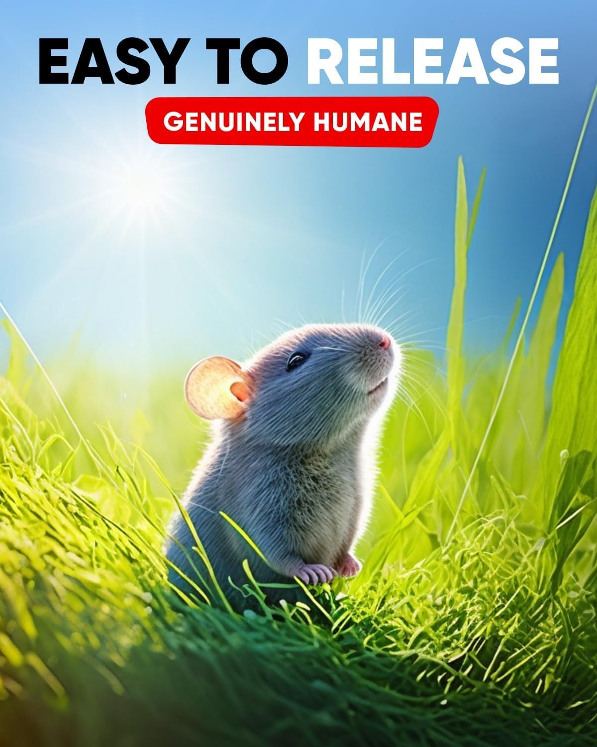 Humane Indoor/Outdoor Mouse Trap