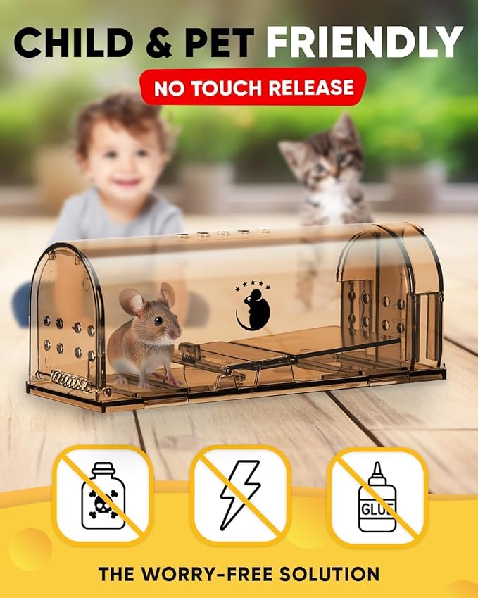 Humane Indoor/Outdoor Mouse Trap