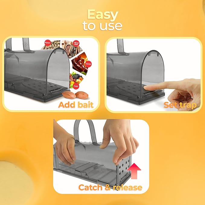 Humane Large Indoor/Outdoor Mouse Trap
