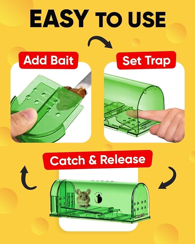 Humane Indoor/Outdoor Mouse Trap