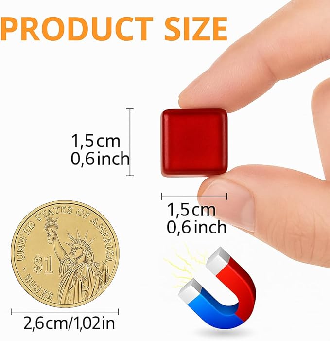 Glass Refrigerator Magnets for Fridge Cute Magnets Color Decorative Magnets for Office Locker Magnet for Whiteboard