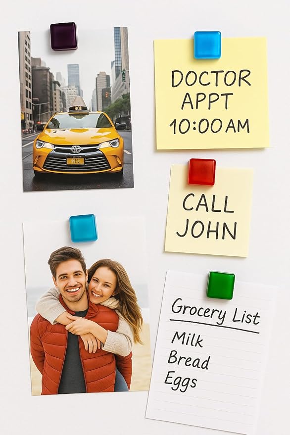 Glass Refrigerator Magnets for Fridge Cute Magnets Color Decorative Magnets for Office Locker Magnet for Whiteboard
