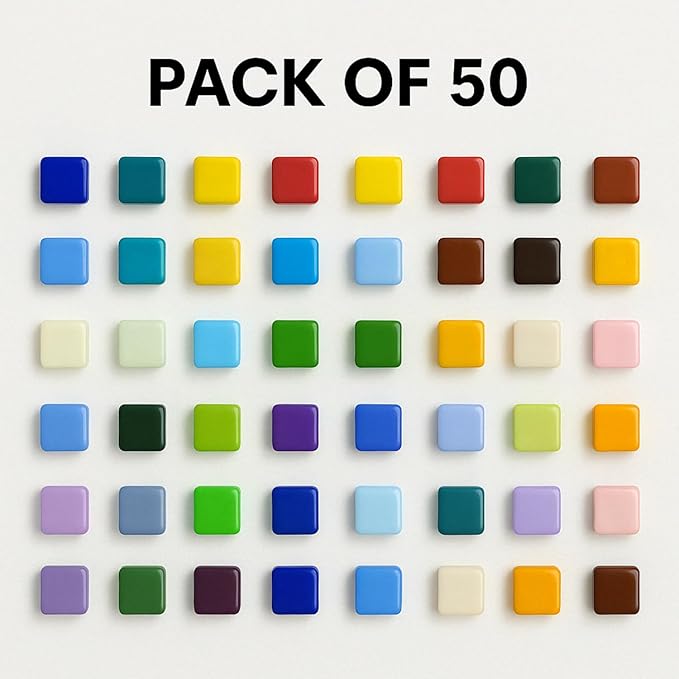 Glass Refrigerator Magnets for Fridge Cute Magnets Color Decorative Magnets for Office Locker Magnet for Whiteboard