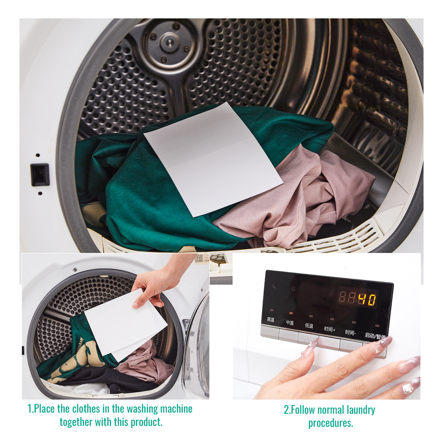 Eco Laundry Detergent Sheets – 36 Strips – Fresh Linen Scent, HE Safe