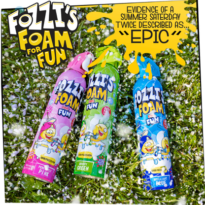 Fozzi’s Foam Soap – Brilliant Blue – 340ml | Fun, Safe & Easy-Clean Bath Foam for Kids