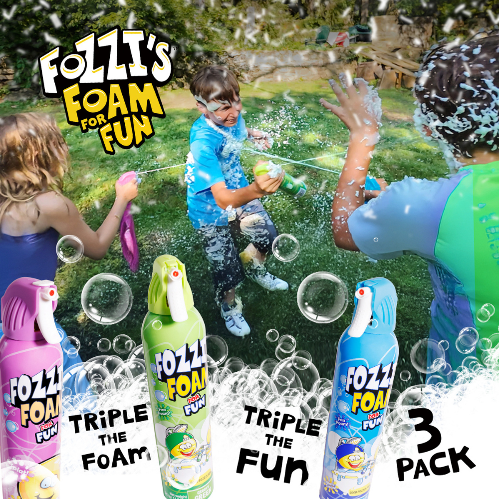 Fozzi’s Foam Soap – Brilliant Blue – 340ml | Fun, Safe & Easy-Clean Bath Foam for Kids