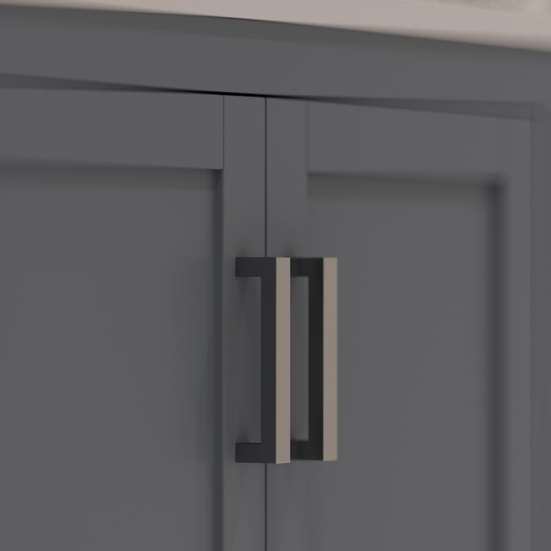 Ayna Decors Rooh 48" Charcoal Grey Bathroom Vanity with Sink - Premium Quality I Durable I Easy Install