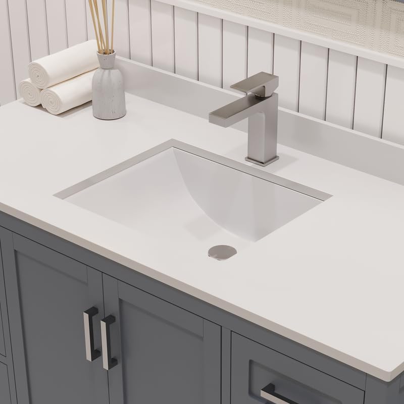 Ayna Decors Rooh 48" Charcoal Grey Bathroom Vanity with Sink - Premium Quality I Durable I Easy Install