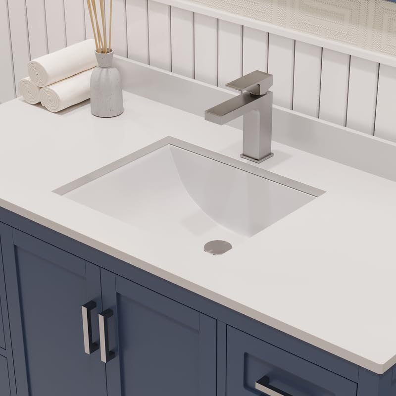 Ayna Decors Rooh 48" Navy Blue Bathroom Vanity with Sink - Premium Quality I Durable I Easy Install