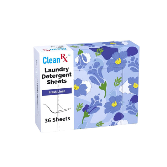 Eco Laundry Detergent Sheets – 36 Strips – Fresh Linen Scent, HE Safe