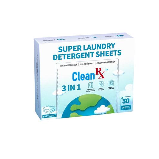 3-in-1 Laundry Detergent Sheets – 30 Eco-Friendly HE Strips for Travel