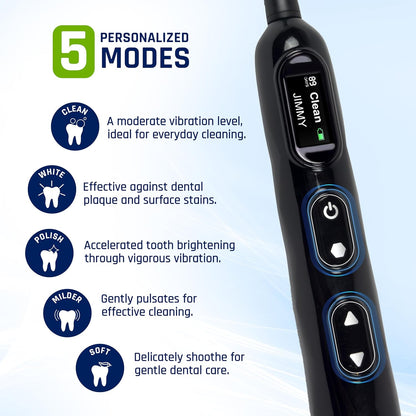 Sonic Personalized Electric Toothbrush - Lasts up to 90 days