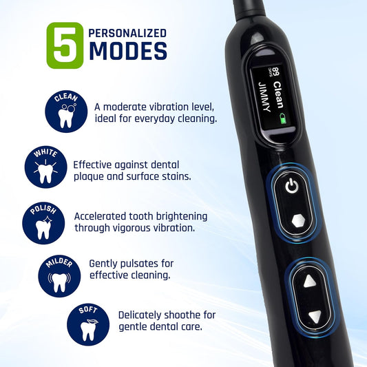 Sonic Personalized Electric Toothbrush - Lasts up to 90 days