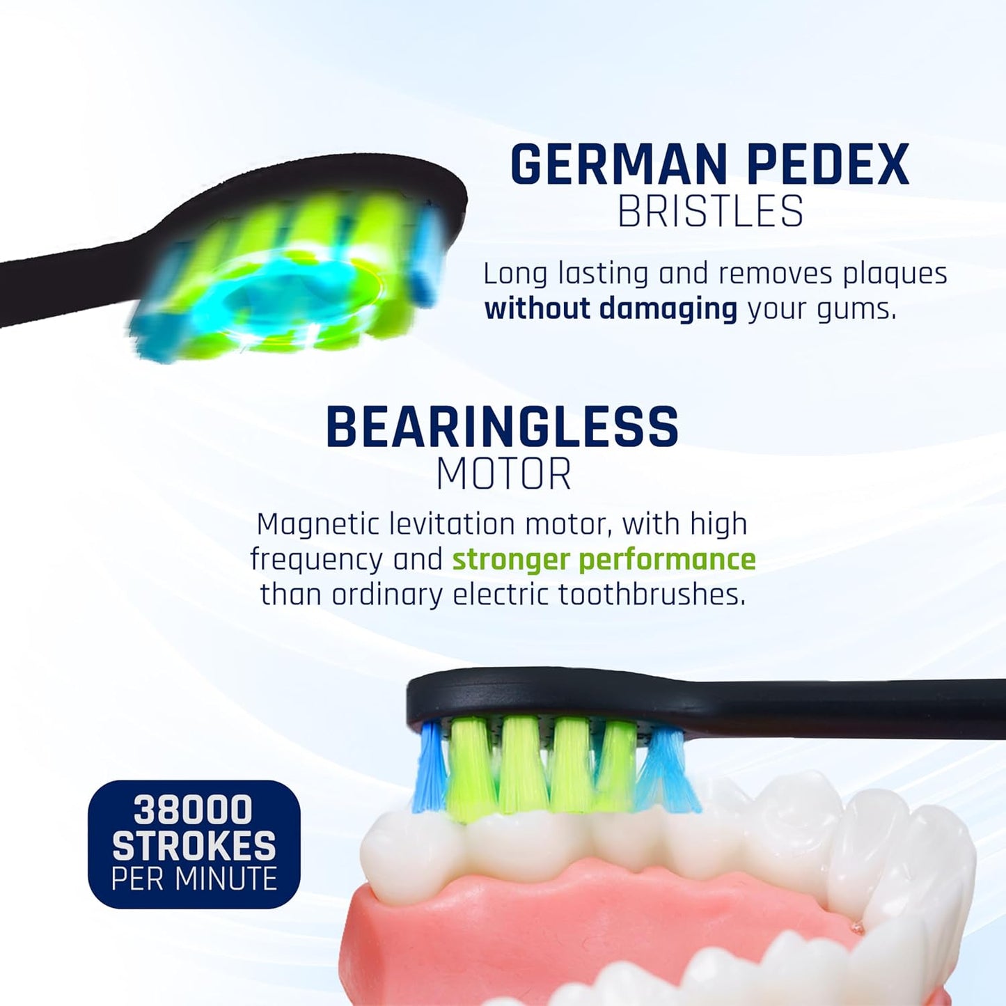 Sonic Personalized Electric Toothbrush - Lasts up to 90 days