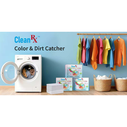 Color & Dirt Catcher Laundry Sheets – Fragrance-Free (50 Sheets)